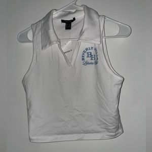 Forever 21 Collared Tennis Tank Top